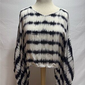 Forever 21 Monochrome Striped Blouse